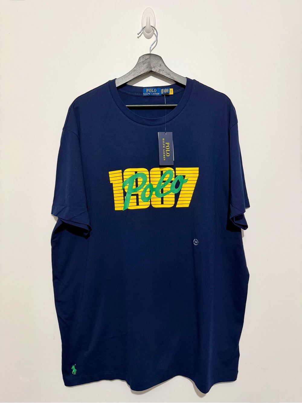 Ralph Lauren Navy Short-Sleeve 'Polo 1967' Graphic Tee